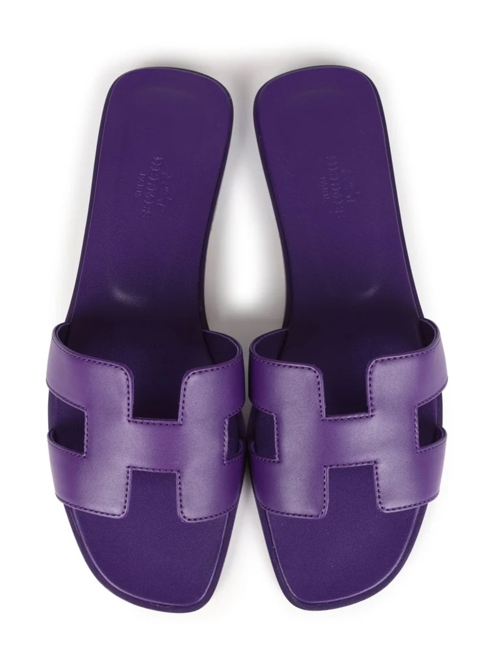 BNIB Hermes Oran Violet Majorette 38